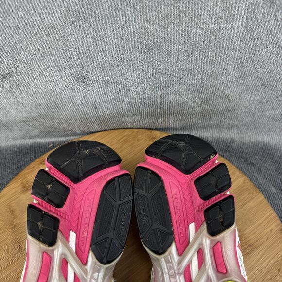 Asics GT-2000 Running Shoes Womens Size 6 White Pink Neon Yellow Stability - Picture 9 of 11